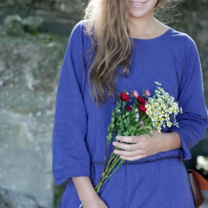 Robe Viking Freya - Bleu