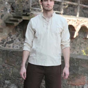 Chemise médiévale Tristan - Ecru