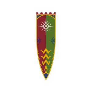 SDA™ - Bannière du Rohan III - Seigneur des Anneaux